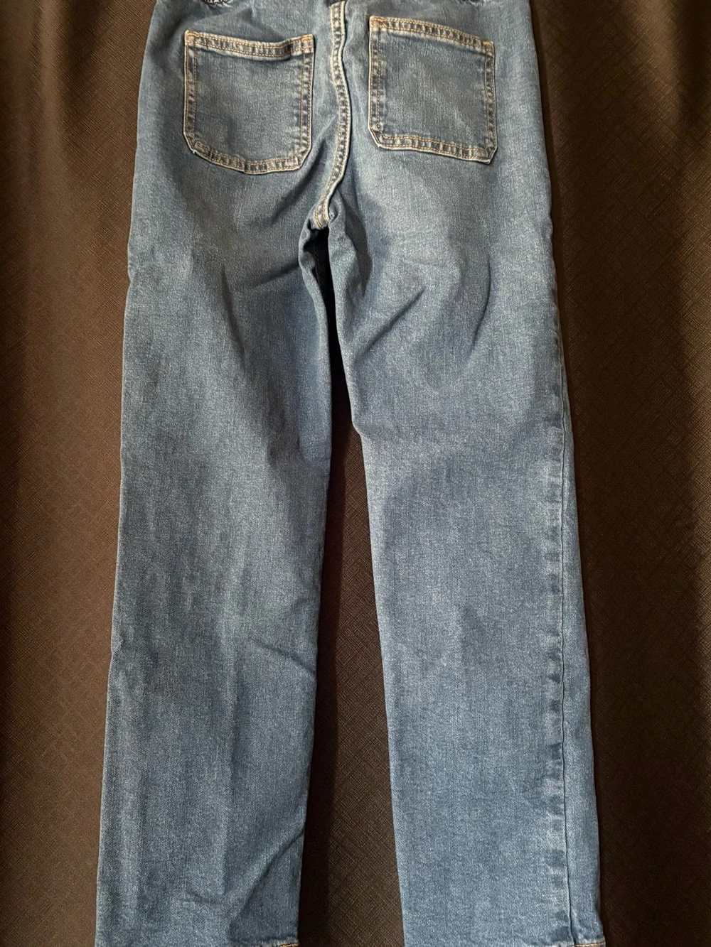 Old Navy Boys Size 8 Straight Leg Jeans Blue Denim Drawstring
